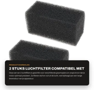 Dailygoods luchtfilter 2 stuks