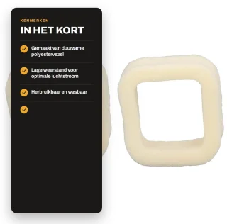 Dailygoods luchtfilter 2 stuks maaierfilter