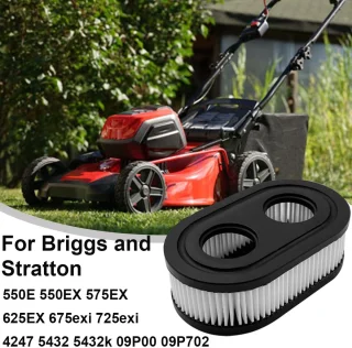 Dailygoods - Luchtfilter Grasmaaier - Vervangingscartridge - Compact - Onderdeel 593260 798452 - Geschikt voor Briggs & Stratton - Hoogwaardige prestatie