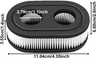 Dailygoods luchtfilter grasmaaier vervangingscartridge