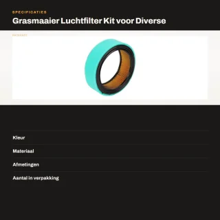 Dailygoods luchtfilter revisieset voor KOHLER CV18S/CV23S/CV20S/CH22/CH23