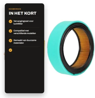 Dailygoods luchtfilter revisieset voor KOHLER CV18S/CV23S/CV20S/CH22/CH23