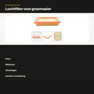 Dailygoods luchtfilter vervanging motorfilter