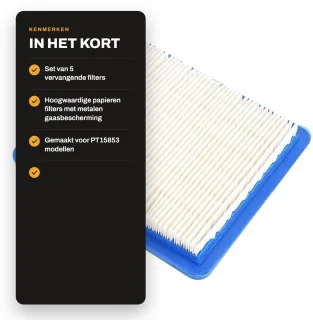Dailygoods luchtfilter vervanging PT15853 grasmaaierfilter