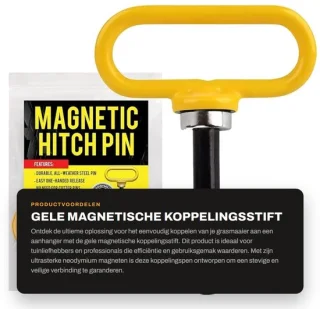 Dailygoods magnetische koppelingspen voor grasmaaier-aanhanger