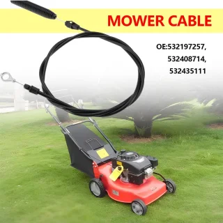 Dailygoods- Motorbesturingskabel Vervangt 532435111 - Koppelingskabel - Compatibel met Husqvarna/Jonsered - Soepele bediening - Eenvoudige installatie - Geschikt voor grasmaaiers