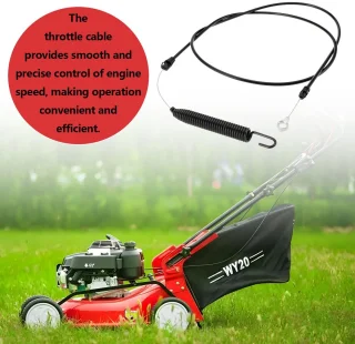 Dailygoods- Motorbesturingskabel Vervangt 532435111 - Koppelingskabel - Compatibel met Husqvarna/Jonsered - Soepele bediening - Eenvoudige installatie - Geschikt voor grasmaaiers