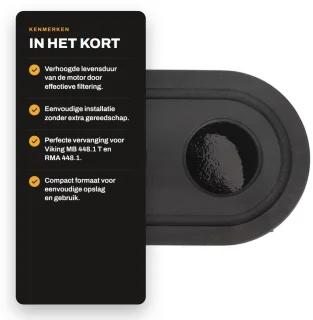 Dailygoods motorluchtfilter vervanging voor Viking MB 448.1 T