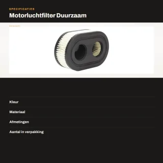 Dailygoods motorluchtfilter vervanging voor Viking MB 448.1 T