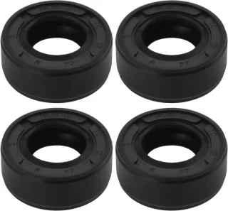 Dailygoods olieafdichting 4 stuks nitrilrubber 12x22x9 mm zwart