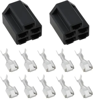 Dailygoods ontstekingssleutel set 2 stuks connector voor grasmaaier 5-pins schakelaar compatibel met John Deere