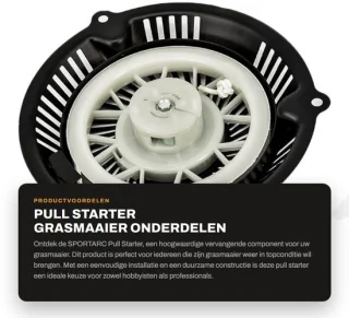 Dailygoods pull starter grasmaaier voor Einhell/Hyundai
