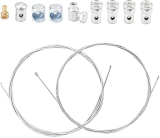 Dailygoods reparatieset universeel - koppelings-/remkabel en 2 x gaskabel 2 m