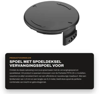 Dailygoods spoel met deksel voor grasmaaier