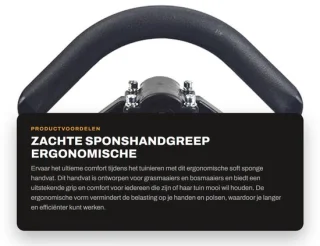 Dailygoods sponshandgreep voorhandgreep voor grasmaaier en bosmaaier