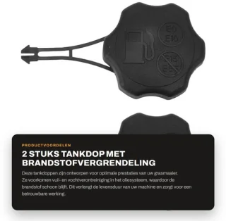 Dailygoods tankdop voor grasmaaier
