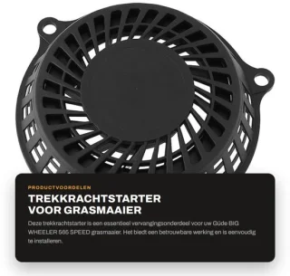 Dailygoods trekkrachtstarter compatibel met Güde BIG WHEELER 565 SPEED