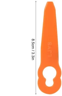 Dailygoods trimmerkopbladen vervangingsbladen voor grasmaaier oranje 24-delig