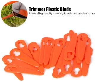 Dailygoods trimmerkopbladen vervangingsbladen voor grasmaaier oranje 24-delig