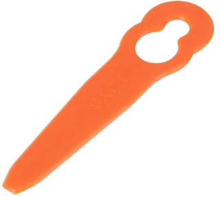 Dailygoods trimmerkopbladen vervangingsbladen voor grasmaaier oranje 24-delig