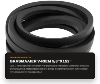Dailygoods v-riem 5/8''x152''