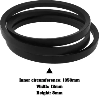 Dailygoods V-Type rubber aandrijfriem voor grasmaaier 1350 mm binnenomtrek