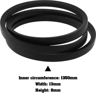 Dailygoods V-Type rubber aandrijfriem voor grasmaaier - 1350 mm