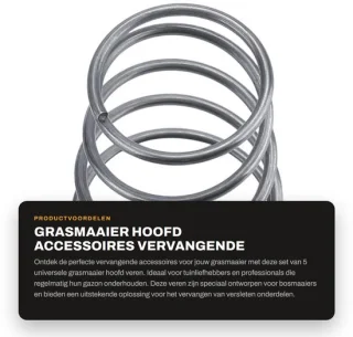 Dailygoods veren vervangingsset 5 stuks voor bosmaaier