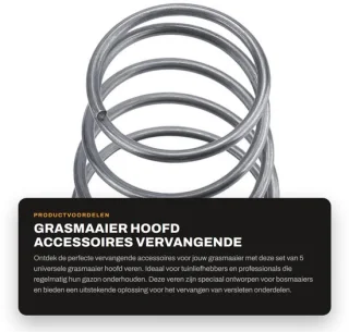 Dailygoods veren vervangingsset 5 stuks voor bosmaaier