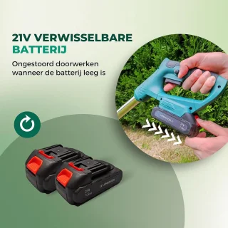 DailySupplies® Zweefmaaier Boschmaaier Accu Grastrimmer