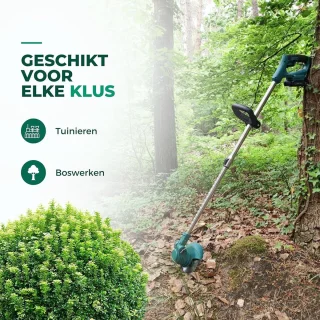 DailySupplies® Zweefmaaier Boschmaaier Accu Grastrimmer