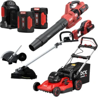 DCK Tools 58V tuinonderhoudsbundel