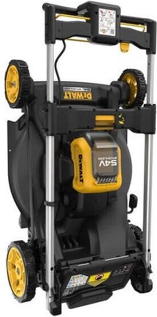 Wat vinden we goed aan de DeWALT DCMWP500N Grasmaaier 53cm 54V XR FlexVolt Basic
