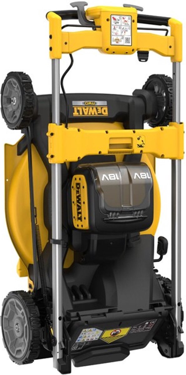 Wat vinden we goed aan de DeWALT DCMWSP156N Accu Grasmaaier 53cm Basic Body