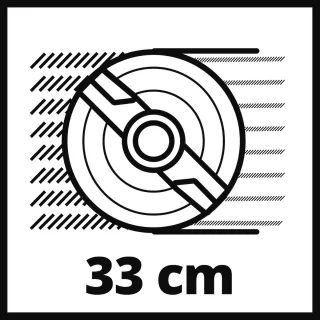 Draadloze accugrasmaaier 36V 30L
