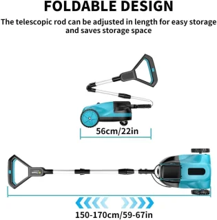 Draadloze grasmaaier 21 cm