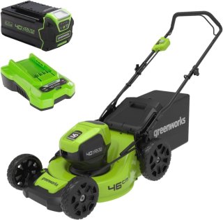 De Draadloze grasmaaier 46 cm in één oogopslag