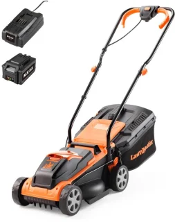 Draadloze grasmaaier met 24V accu en 32 cm snijdikte