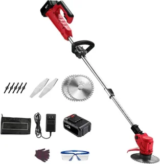 Draadloze grastrimmer - elektrische bosmaaier - zwart