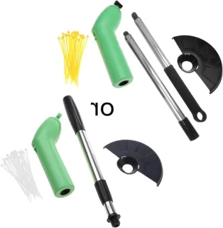 Draagbare grasmaaier en onkruidtrimmer