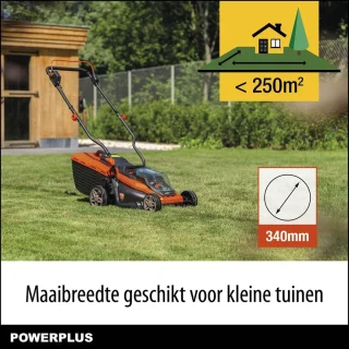Dual Power POWDPGLWS1 Grasmaaier 20V 340mm