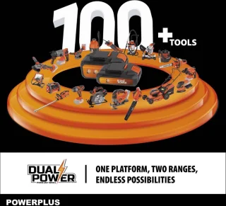 Dual Power POWDPGLWS1 Grasmaaier 20V 340mm