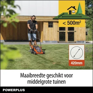 Dual Power POWDPGLWS2 40V accu-grasmaaier 420 mm