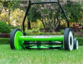 Duwmaaier 16 inch Vierwieler Snoerloos 9-Traps