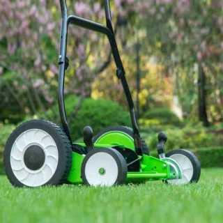 Duwmaaier 16 inch Vierwieler Snoerloos 9-Traps