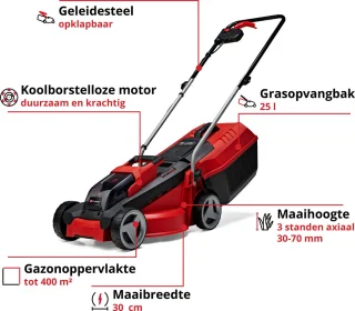 Einhell Accu Grasmaaier GE-CM 18/30 Li Kit