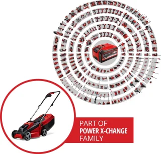 Einhell Accu Grasmaaier GE-CM 18/30 Li Kit