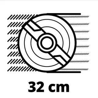 Einhell GE-CM 18/32 Li Solo Accu Grasmaaier