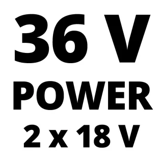 Einhell Power X-Change GE-CM 36/37 Li Grasmaaier + GE-CG 18/1 Li Grasschaar inclusief 2 accu's en laders