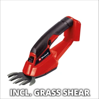 Einhell Power X-Change GE-CM 36/37 Li Grasmaaier + GE-CG 18/1 Li Grasschaar inclusief 2 accu's en laders